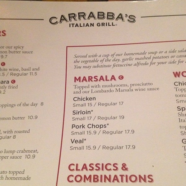 47 Best Of Carrabba's 15 Special Menu insectza