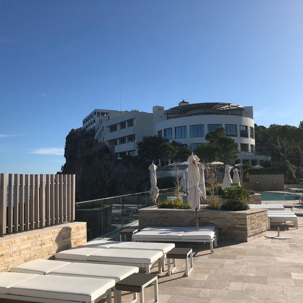 Photo taken at Jumeirah Port Soller Hotel &amp; Spa by Xavier B. on 6/9/2018