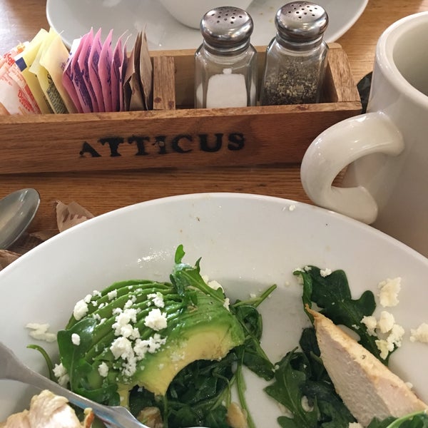 Photo taken at Atticus Bookstore Cafe by DB on 1/26/2018