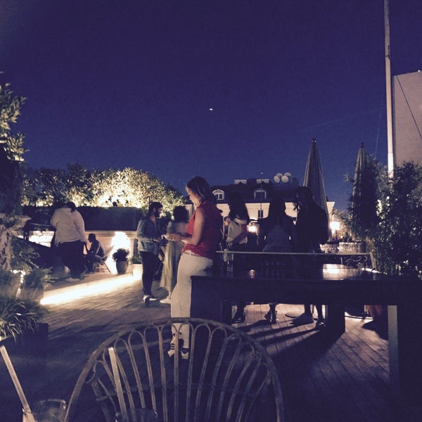 Photo taken at Soho House Roof Top by K on 7/20/2017