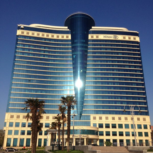 Photo taken at Hilton Baku by K on 4/30/2013