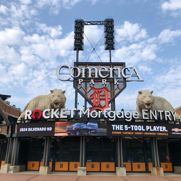 Photo taken at Comerica Park by Jamie W. on 8/28/2023