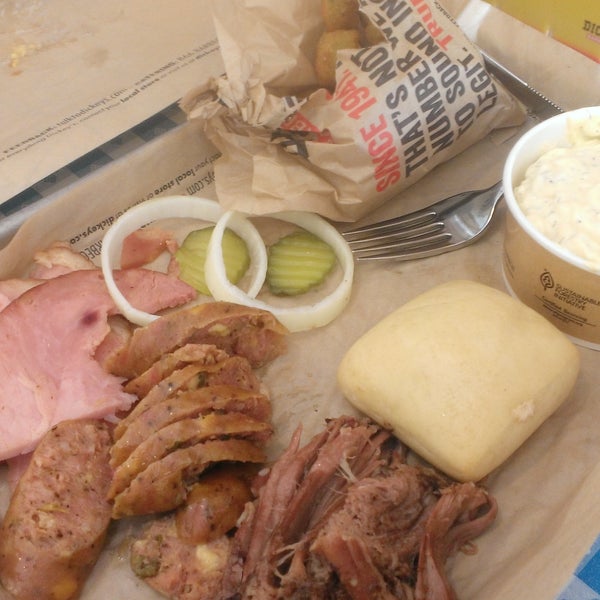 Photo taken at Dickey&#39;s Barbecue Pit by Tim T. on 11/15/2015