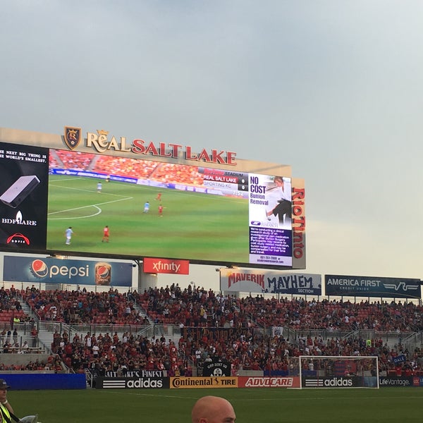 Photo taken at Rio Tinto Stadium by Rosemary L. on 7/23/2017