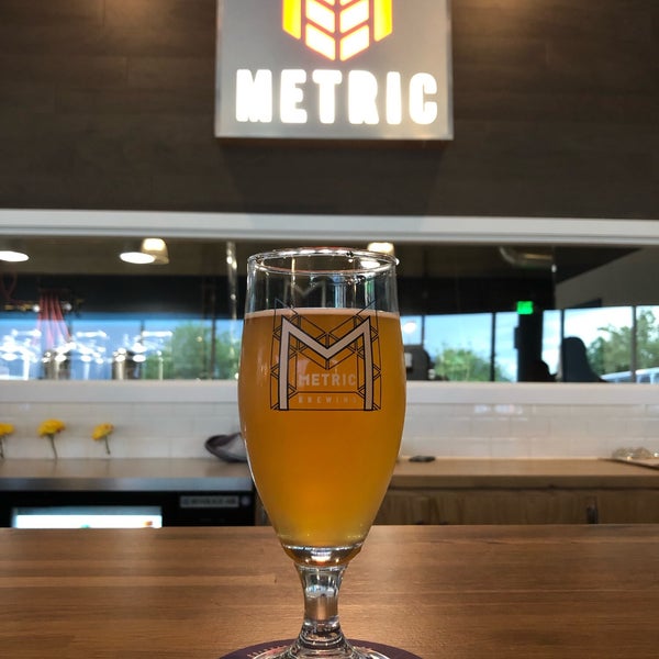 Photo taken at Metric Brewing by Ethan L. on 7/7/2019