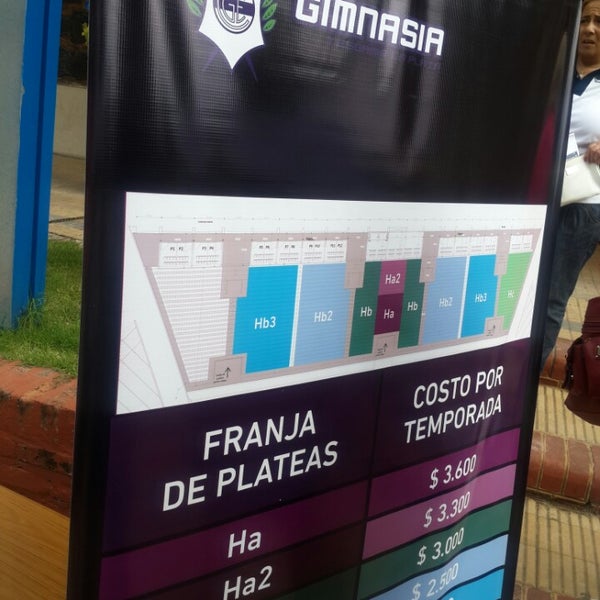 รูปภาพถ่ายที่ Estadio Juan Carmelo Zerillo (Club de Gimnasia y Esgrima de La Plata) โดย Hernan G. เมื่อ 2/16/2014