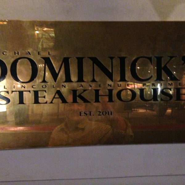 Photo taken at Dominick&#39;s Steakhouse by Raubin P. on 1/3/2013