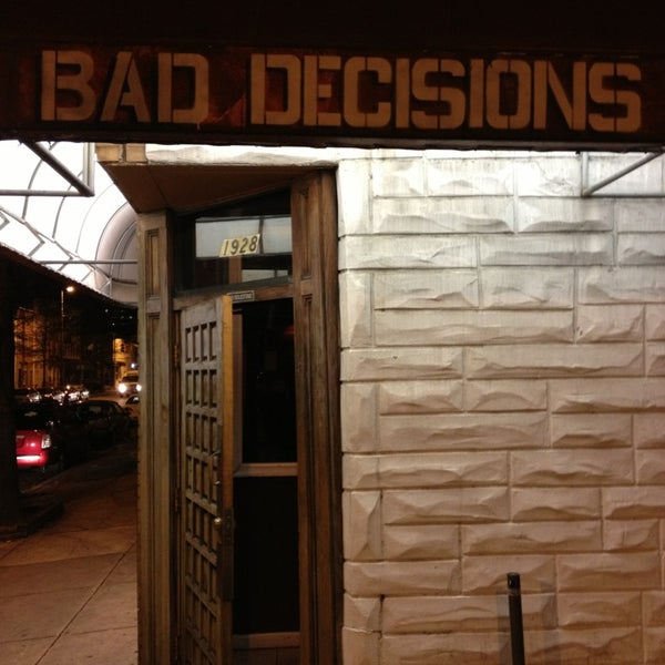Photo taken at Bad Decisions by Erik J. on 2/2/2013