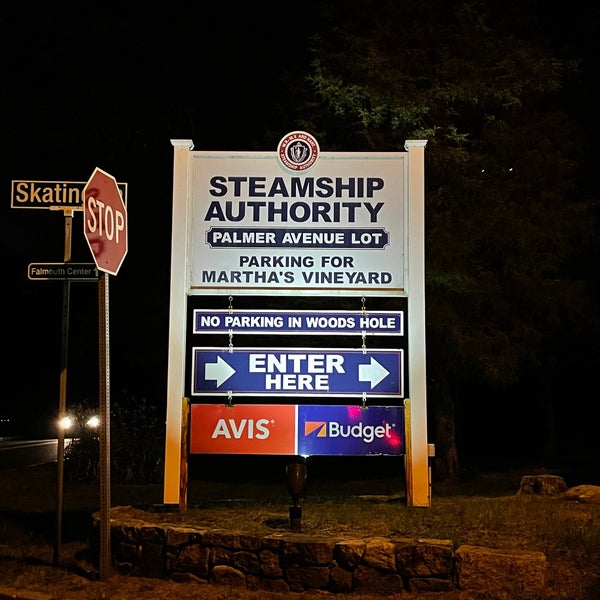 Steamship Authority Palmer Ave Lot Parking in Falmouth