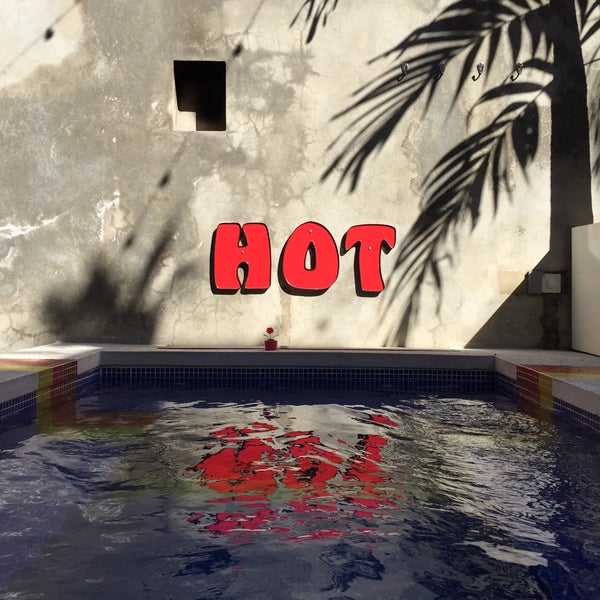 Hot tub is hidden from street and is clothing optional, #hot. Sorry ladies, men-only.