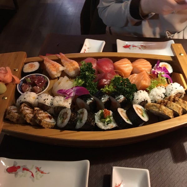 Photo taken at Sushi Palace by Jelle D. on 3/26/2018