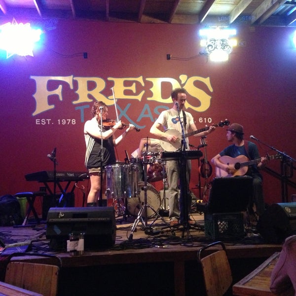 Photo taken at Fred&#39;s Texas Cafe by Karl H. on 5/5/2013