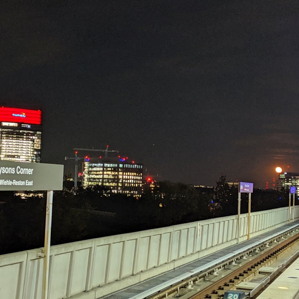 Photo taken at Tysons Metro Station by Heather B. on 10/16/2019