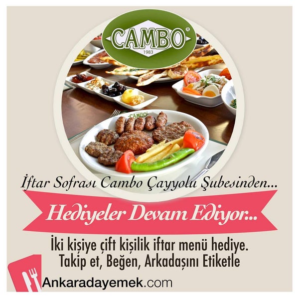 รูปภาพถ่ายที่ Cambo โดย AnkaradaYemek.com เมื่อ 6/9/2016