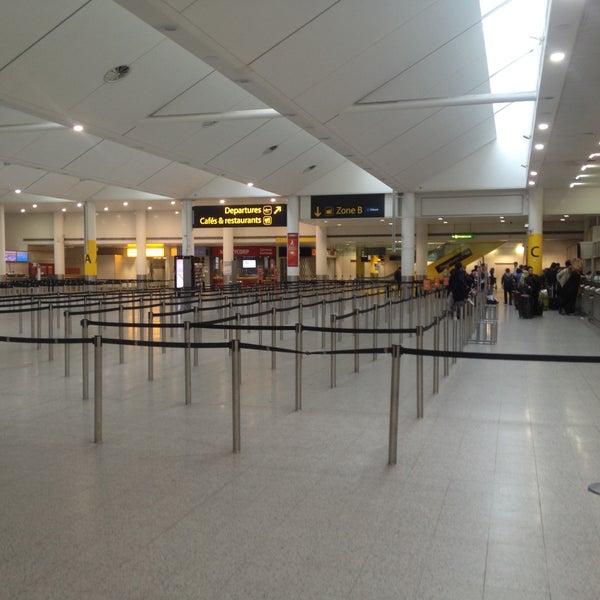 Photo taken at London Gatwick Airport (LGW) by Andy Y. on 5/22/2013