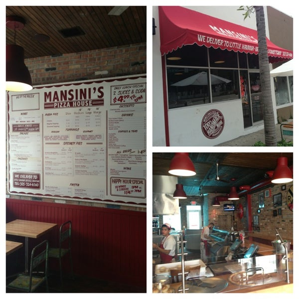 รูปภาพถ่ายที่ Mansini&#39;s Pizza House โดย Fernando A. เมื่อ 7/30/2013