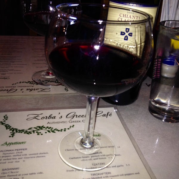 Photo taken at Zorba&#39;s Greek Cafe by Katrina D. on 4/16/2014