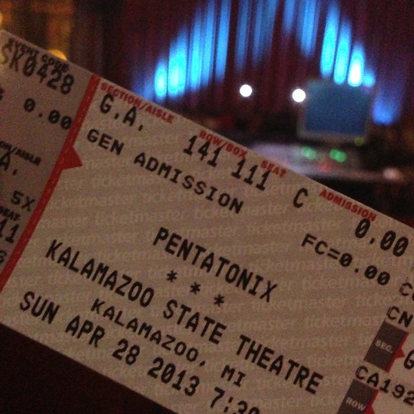 Photo taken at Kalamazoo State Theatre by Rachel B. on 4/28/2013