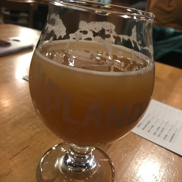 Photo taken at Upland Brewing Company Brew Pub by Jason G. on 1/28/2020