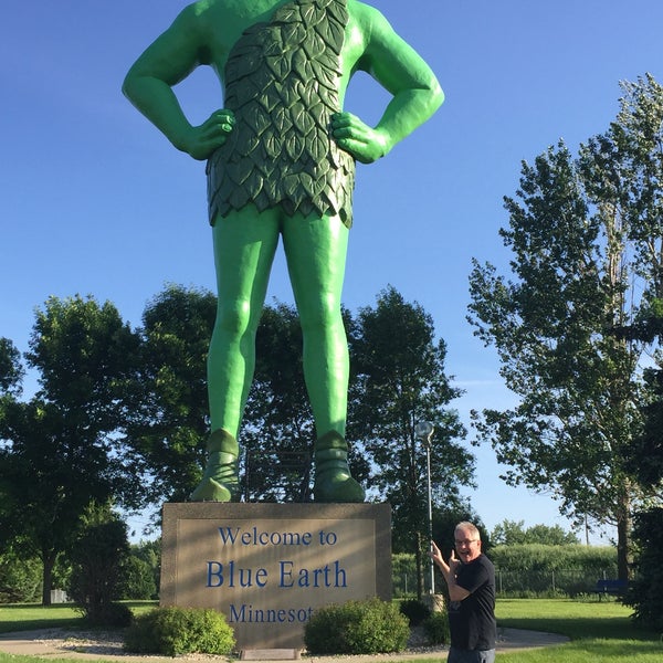 Photo taken at Jolly Green Giant Statue by Roland T. on 6/4/2018