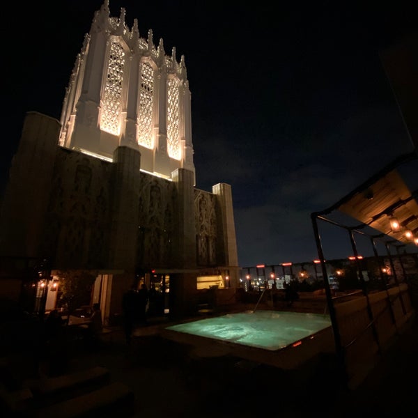 Photo taken at Upstairs Rooftop Lounge at Ace Hotel by Na-Young C. on 11/24/2019