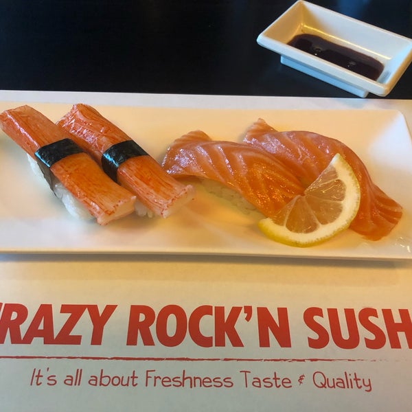 Photo taken at Crazy Rock&#39;N Sushi by Della on 5/31/2019