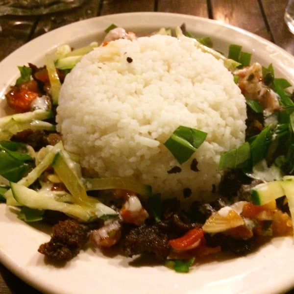 Try their Muchentuchen rice! One of their signature rice meals.