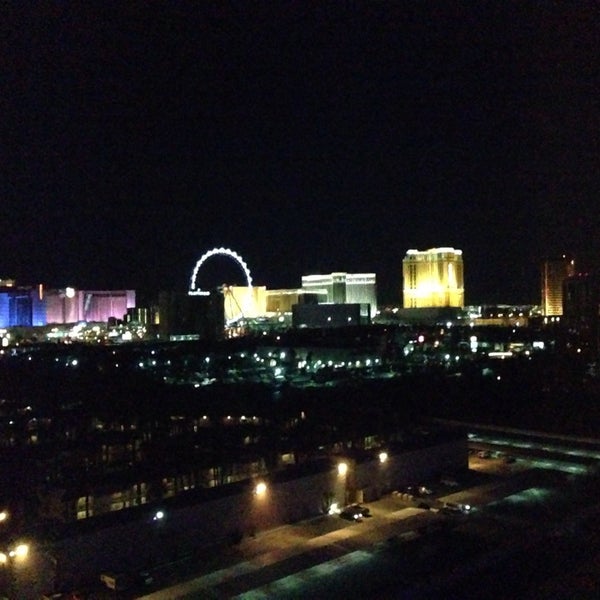 Photo taken at Casino Tower at Hard Rock Hotel &amp; Casino by Jenya L. on 4/12/2014