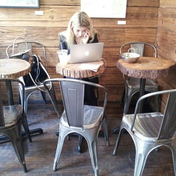 Some people really need to use 3 tables so they can place their bag, laptop, and salad comfortably while in a place with a no phone policy.