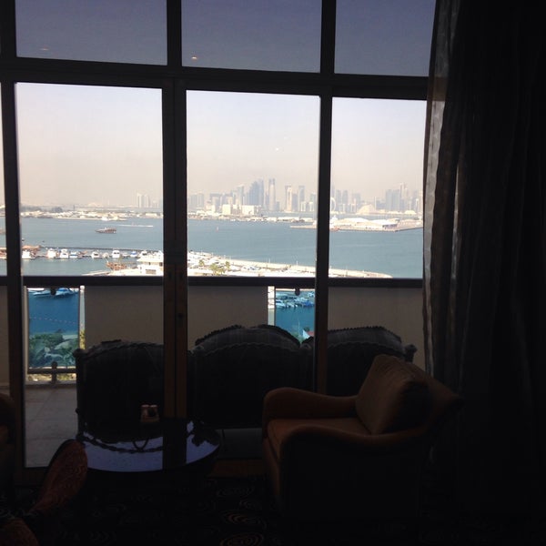 Photo taken at Doha Marriott Hotel by Mehmet I. on 1/9/2017