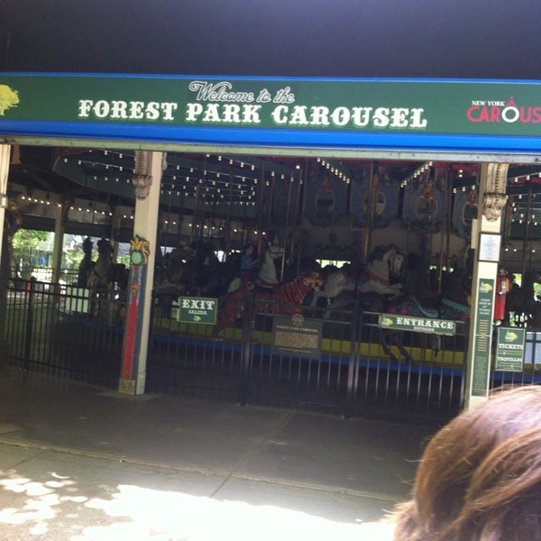 Photo taken at Forest Park Carousel by Karin M. on 5/31/2014