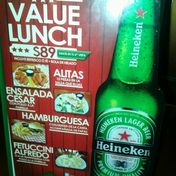 Aprovechen los value lunch