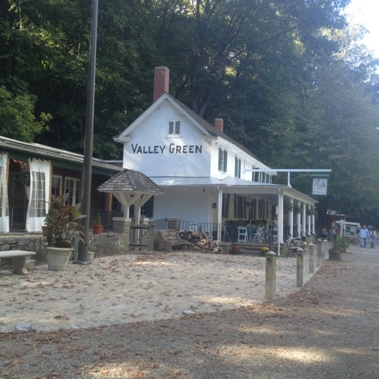 Photo taken at Valley Green Inn by Jennifer B. on 9/23/2012
