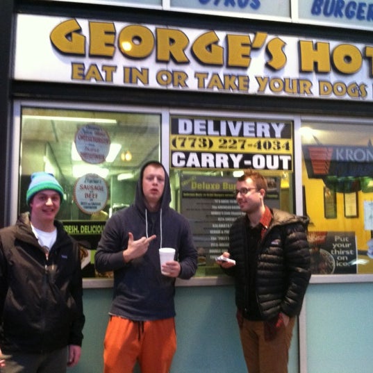 Photo taken at George&#39;s Hot Dogs by Buzz on 11/16/2012