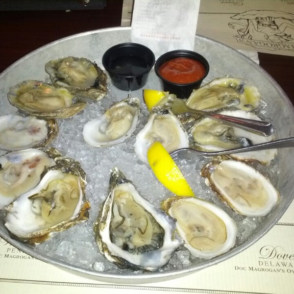 Photo taken at Doc Magrogan&#39;s Oyster House by Frank G. on 4/4/2013