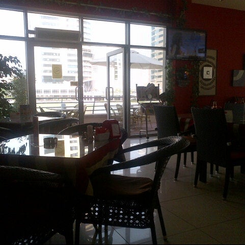 Photo taken at Lebanos Restoraunt &amp; Cafe by George A. on 2/24/2013