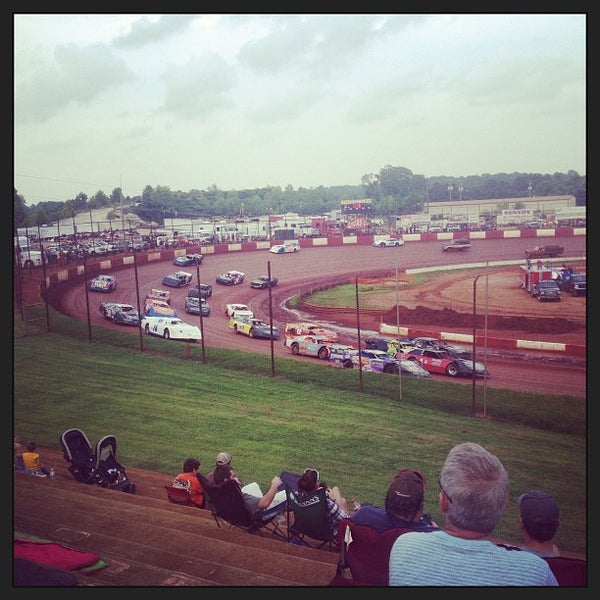 Photo taken at Dixie Speedway Home of the Champions by Harold H. on 8/3/2013