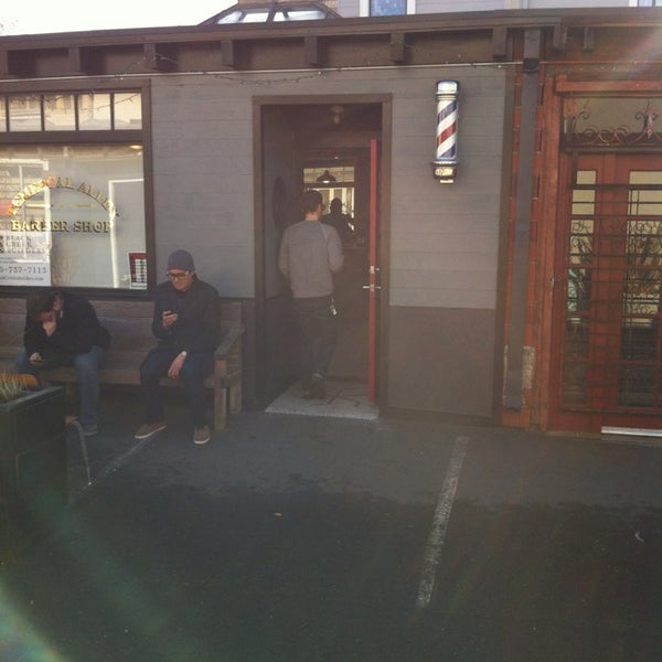 Photo taken at Temescal Alley Barbershop by Ryan P. on 2/17/2013