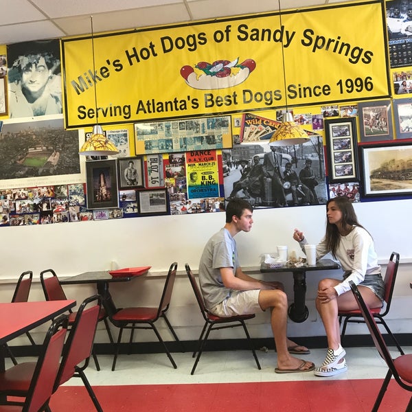 Photo taken at Mike&#39;s Chicago Hot Dogs by Vanessa M. on 7/18/2018