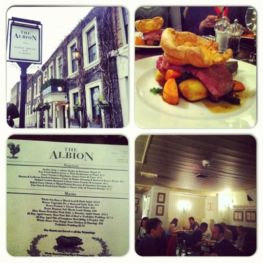 Photo taken at The Albion by Adeline T. on 2/3/2013