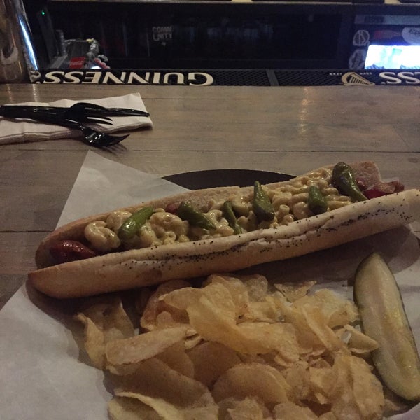 Expo dog is a staple. Wednesdays half price dogs. During Cowboys games half price drafts.