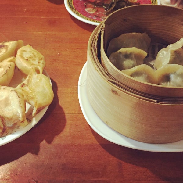 Try their Pork & Chives steamed dumplings, and make sure you order lots.