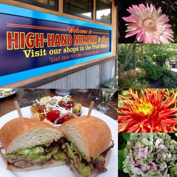 Photo taken at High Hand Nursery &amp; Cafe by Andrew B. on 7/12/2015