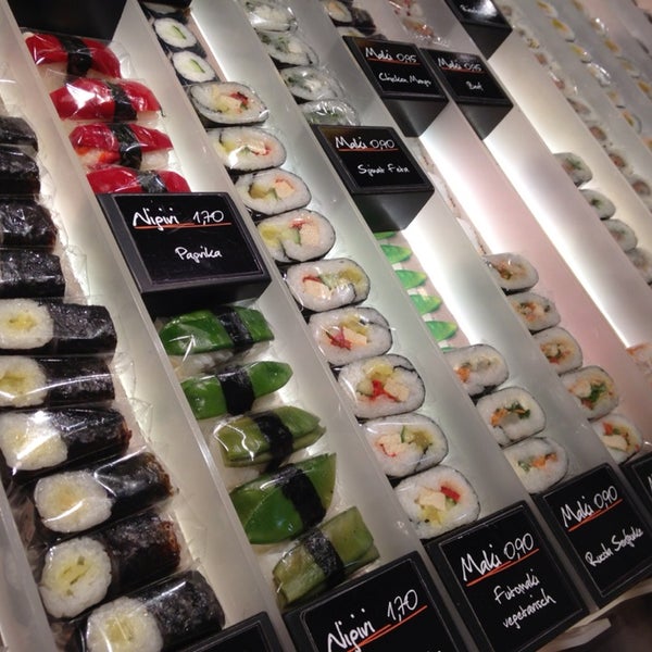 Lecker Sushi zum einzeln auswählen.