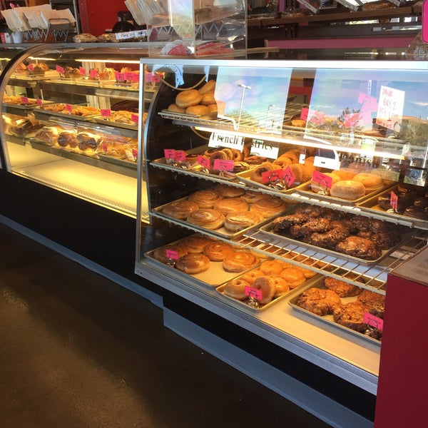 Pastries, lots of delicious pastries