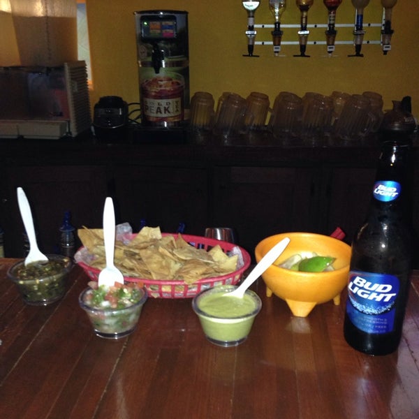 Photo taken at Mi Pueblito Restaurant Bar &amp; Grill by Sergio R. on 3/25/2014