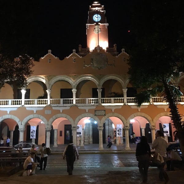 Photo taken at Palacio Municipal de Mérida by Elena S. on 3/25/2016