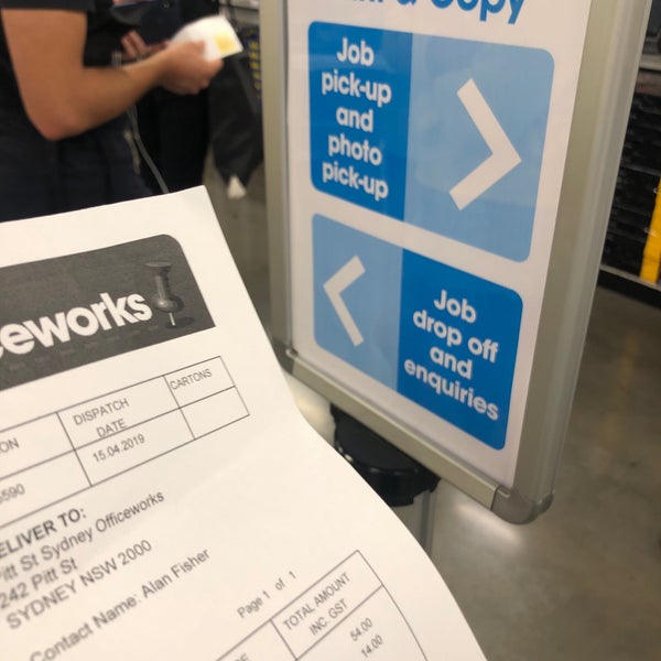 Officeworks Sydney City Center 230 Pitt St