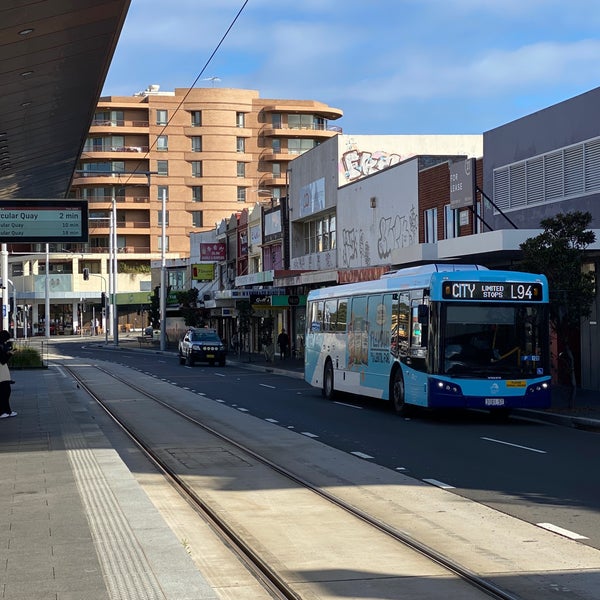 Kingsford Light Rail Stop Light Rail Station