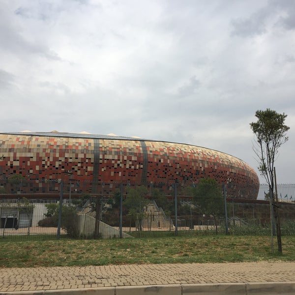 Photo taken at FNB Stadium by farhad o. on 12/3/2015